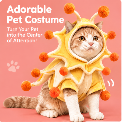 HAEYLORAN® Adorable Sunflower Pet Costume