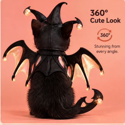 HAEYLORAN® Batwing Enchanted Halloween Costume for Cats