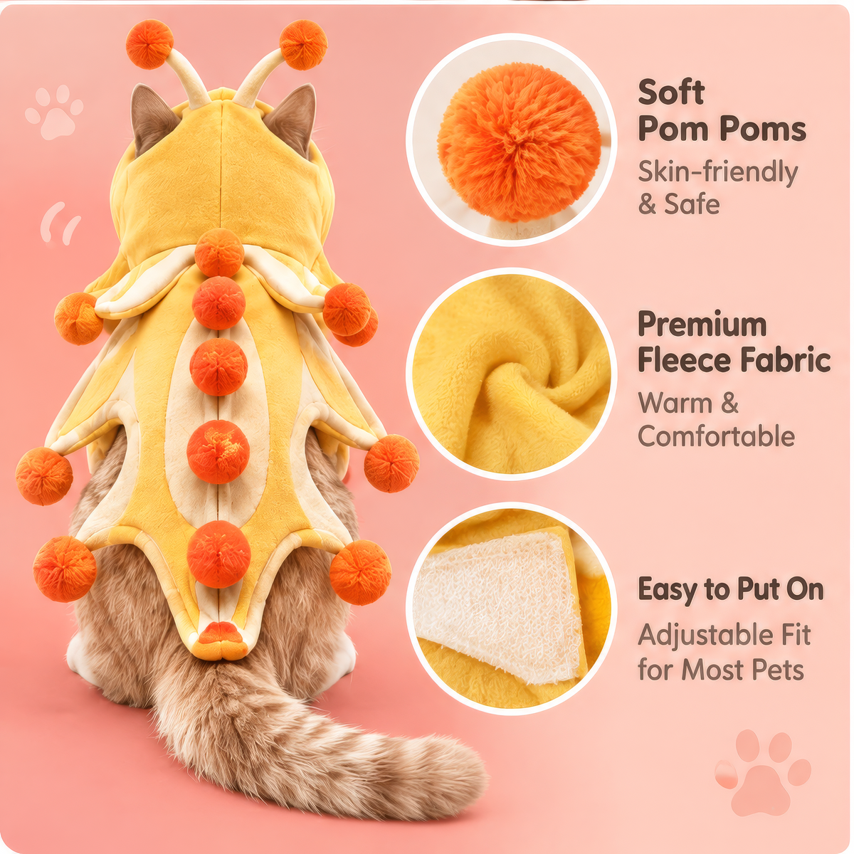 HAEYLORAN® Adorable Sunflower Pet Costume