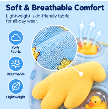 HAEYLORAN® Adorable Duck Costume Cute Duck-Themed Pet Outfit with Transparent Bubble Hood