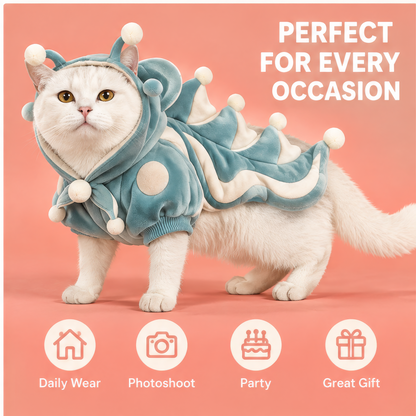 HAEYLORAN® Cute Dragon Hoodie Costume for Cats & Small Dogs